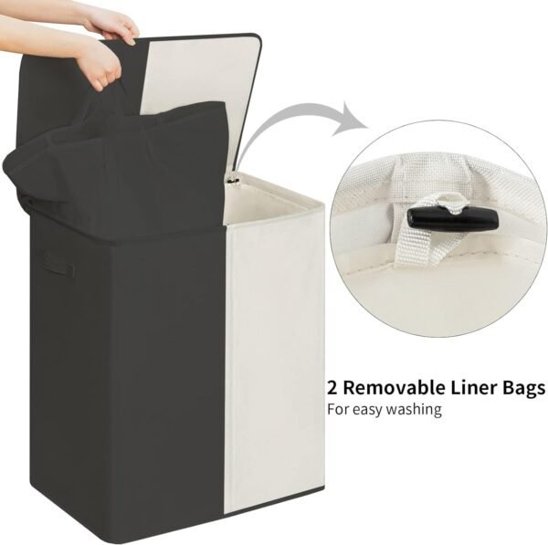 dual laundry hamper