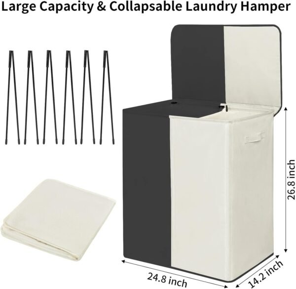 dual laundry hamper