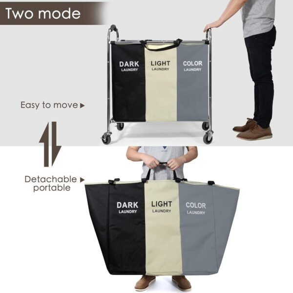 divided laundry hamper