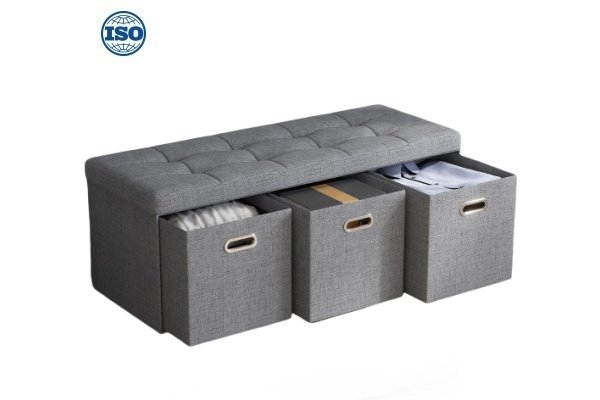 foldable storage bench