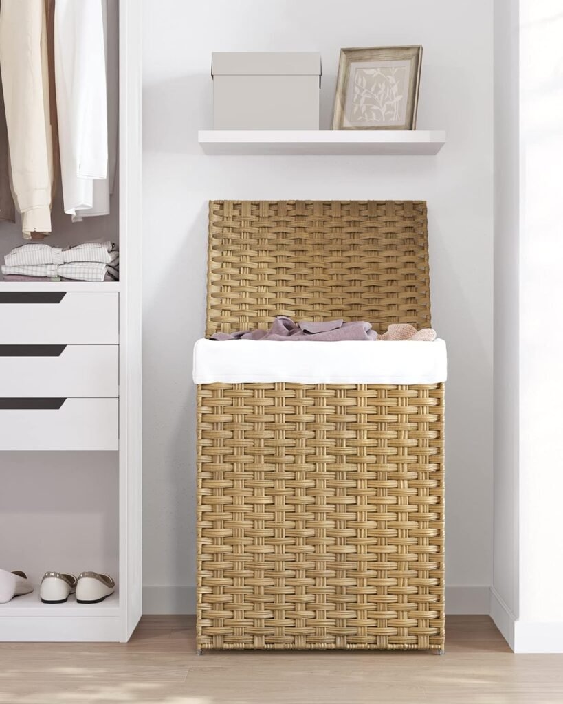 how to hide laundry basket in bedroom