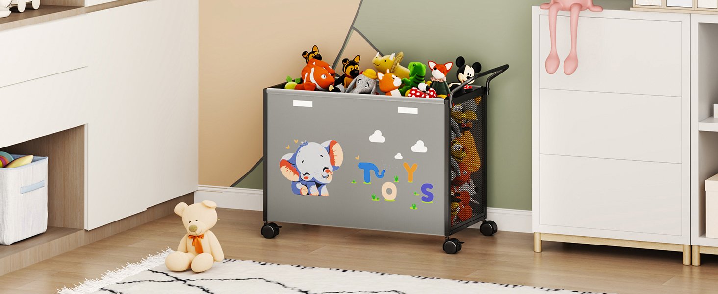 how to organize toys in living room