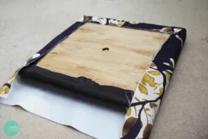 how to reupholster a storage ottoman