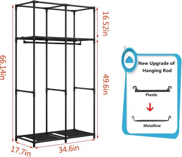 portable foldable wardrobe