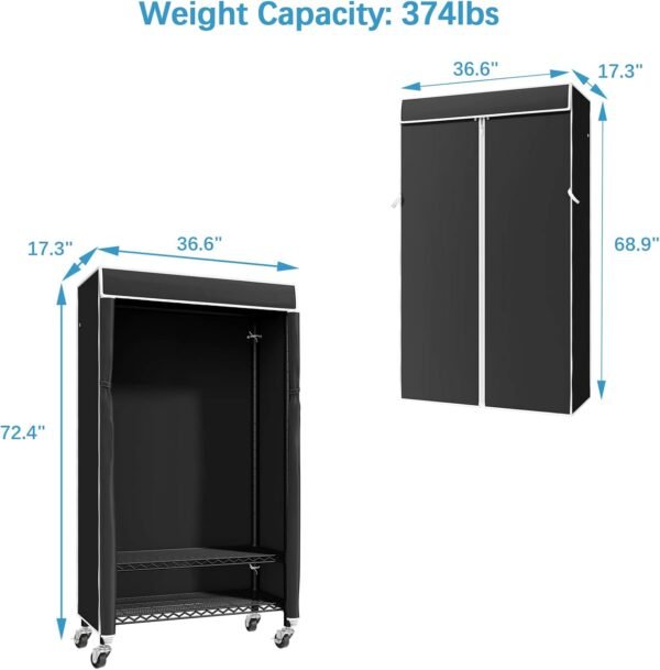 portable folding wardrobe