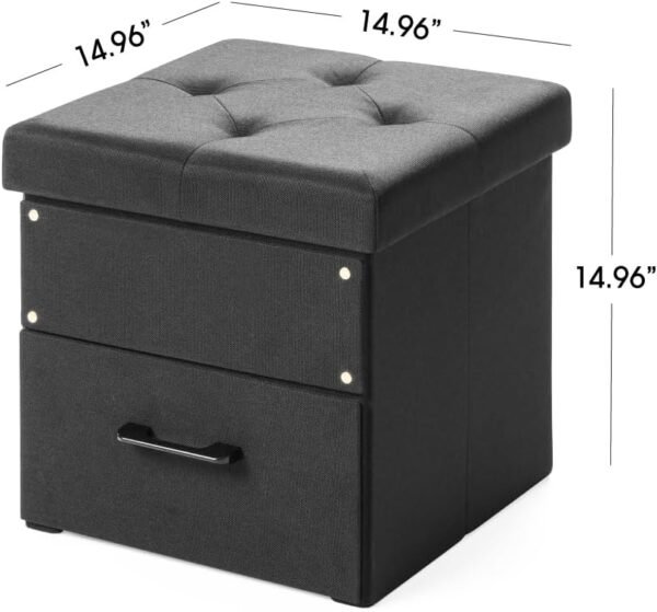 storage ottoman with drawers