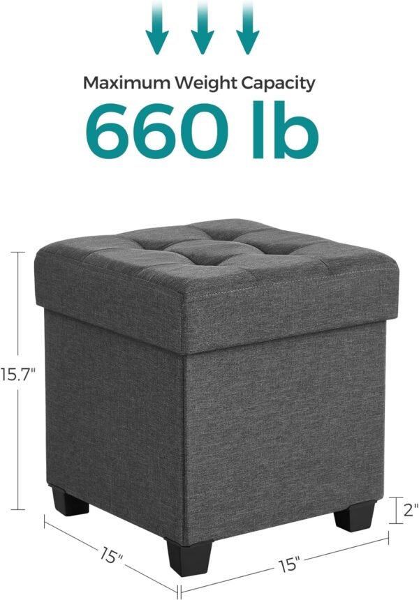 upholstered cube ottoman