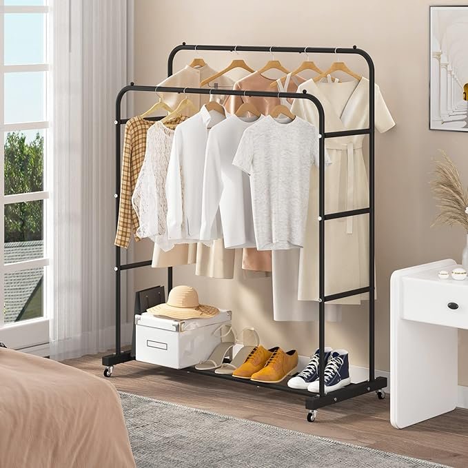 how to assemble clothing rack