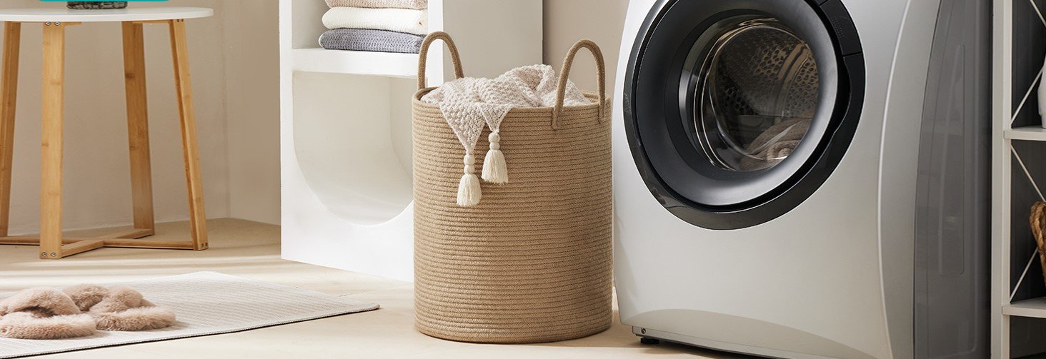 how to make a rope laundry basket