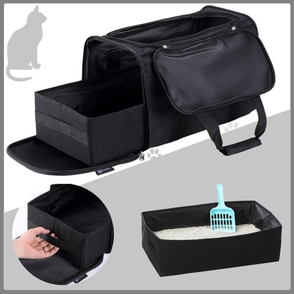 collapsible cat litter box