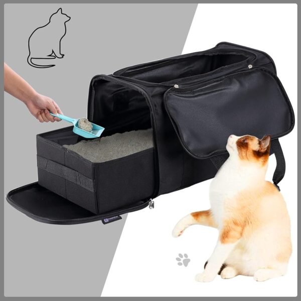 collapsible cat litter box