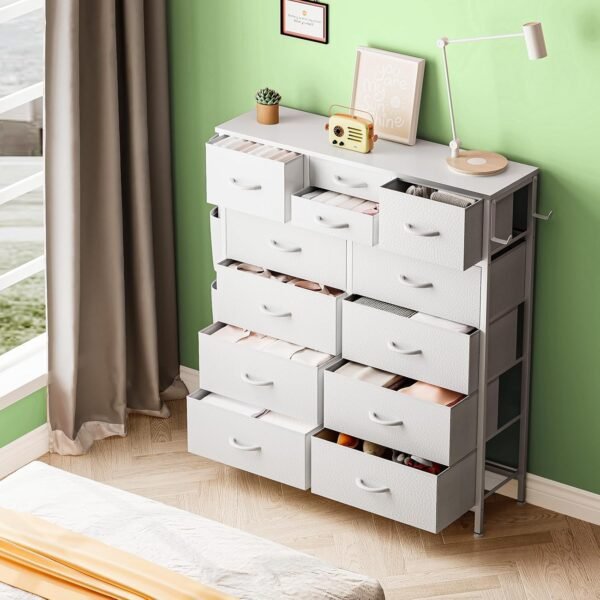 fabric drawers dresser