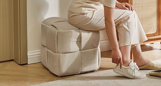 how to make a ottoman pouf