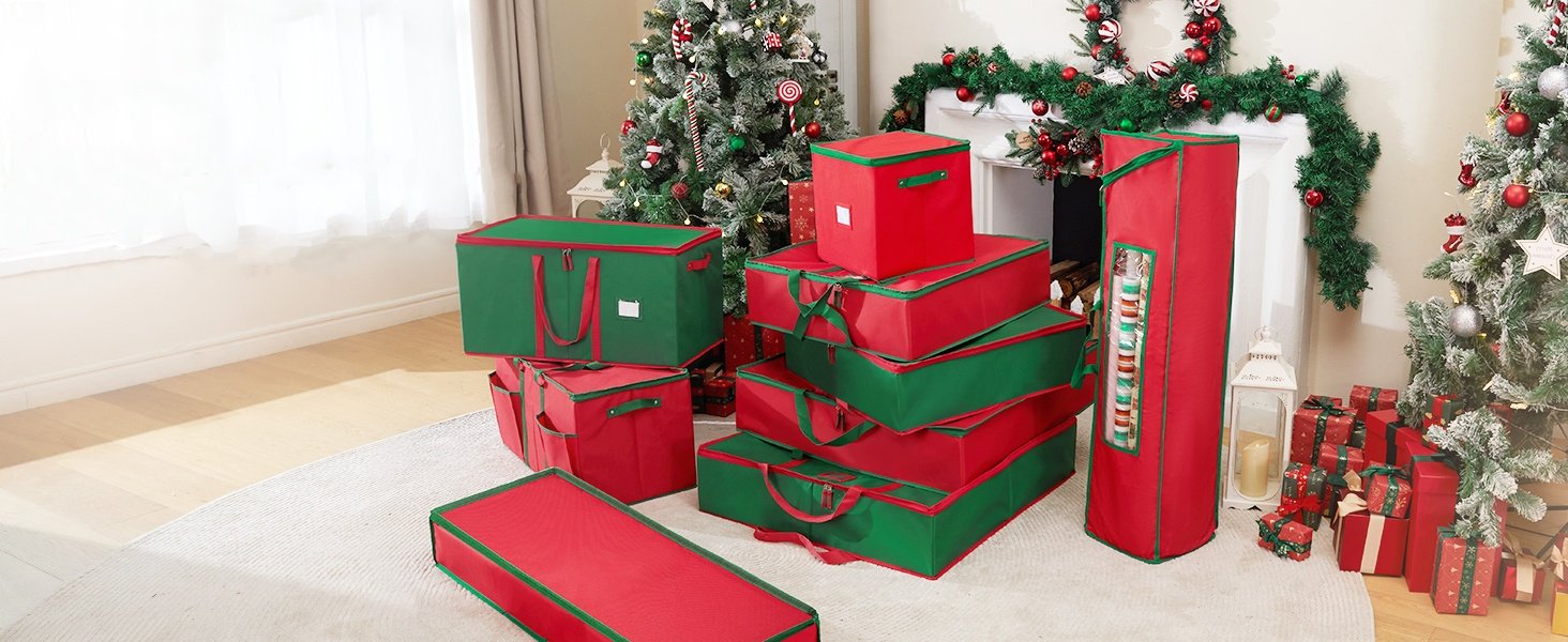 how to organize christmas decorations for storage