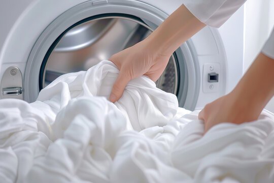 how to clean a fabric laundry basket