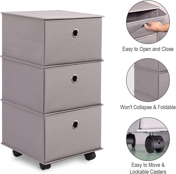 fabric drawer dresser