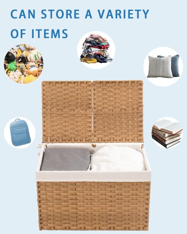 wicker basket laundry hamper